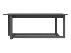 Hot Mesa de centro 110x55x45 cm madeira de pinho maciça PT215736 Cinzento