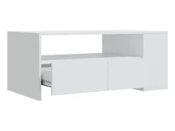 Mesa de centro 102x55x42 cm madeira processada PT169260^ Mesa De Centro