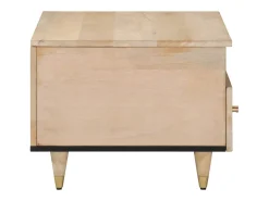 Mesa de centro 80x54x40 cm madeira de mangueira maciça PT403248^ Mesa De Centro