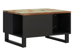 Mesa De Centro| Mesa de centro 60x50x35 cm madeira recuperada maciça PT392594 Multicor