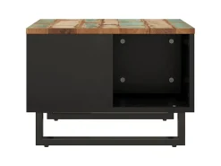 Mesa De Centro| Mesa de centro 60x50x35 cm madeira recuperada maciça PT392594 Multicor