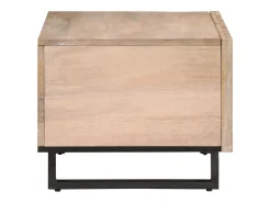 Mesa de centro 80x51x40 cm madeira de mangueira maciça PT508148^ Mesa De Centro