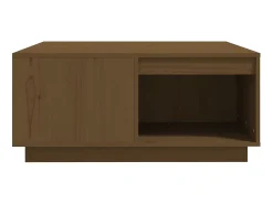 Online Mesa de centro 80x81x36,5 cm madeira pinho maciça mel PT275177 Castanho