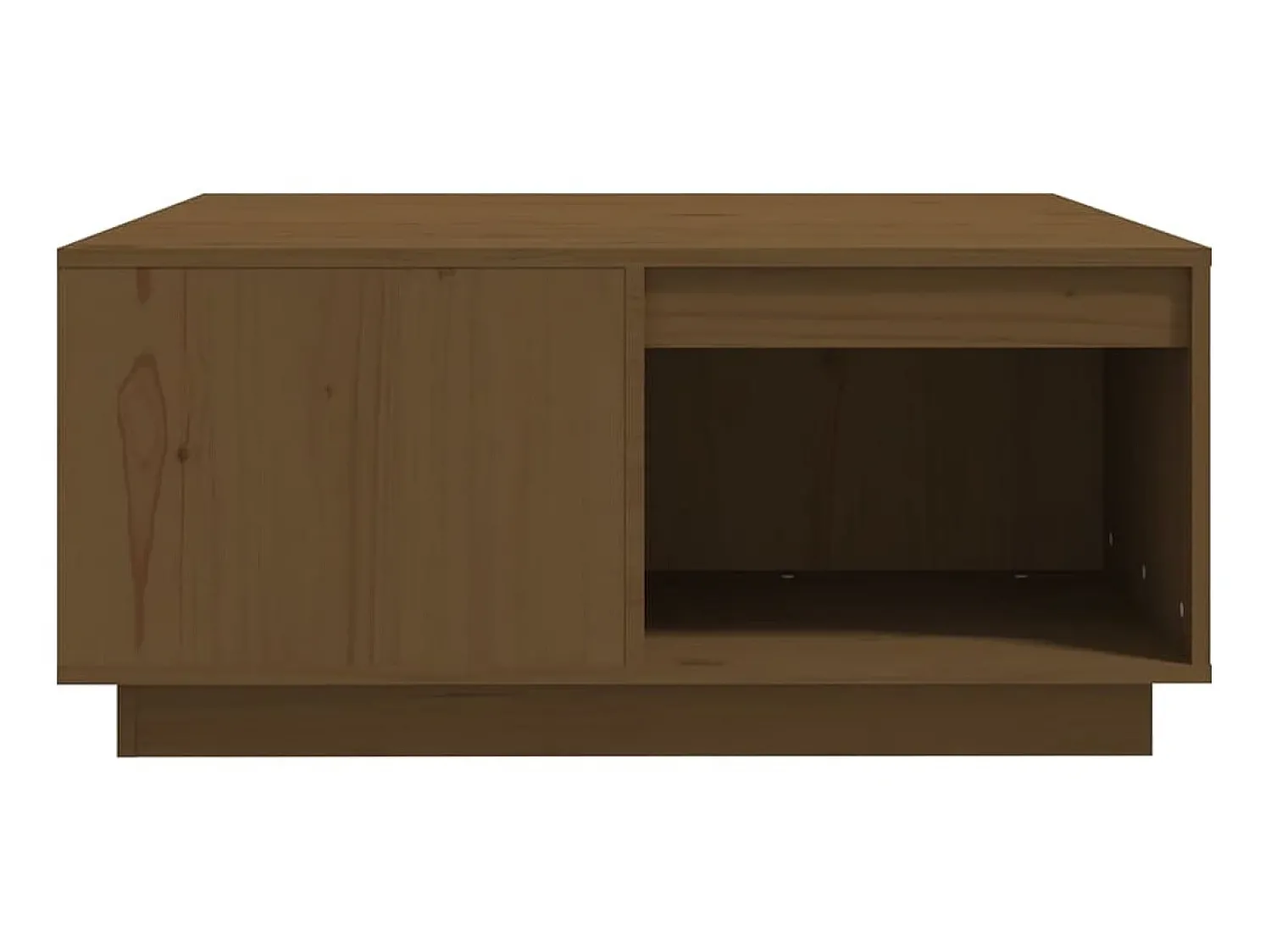 Online Mesa de centro 80x81x36,5 cm madeira pinho maciça mel PT275177 Castanho