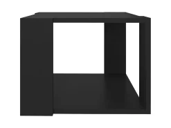 Mesa De Centro* Mesa de centro 40x40x30 cm madeira processada PT581337 Preto