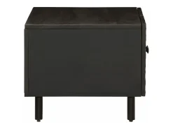 Mesa De Centro* Mesa de centro 80x50x40 cm madeira de mangueira maciça PT312017 Preto