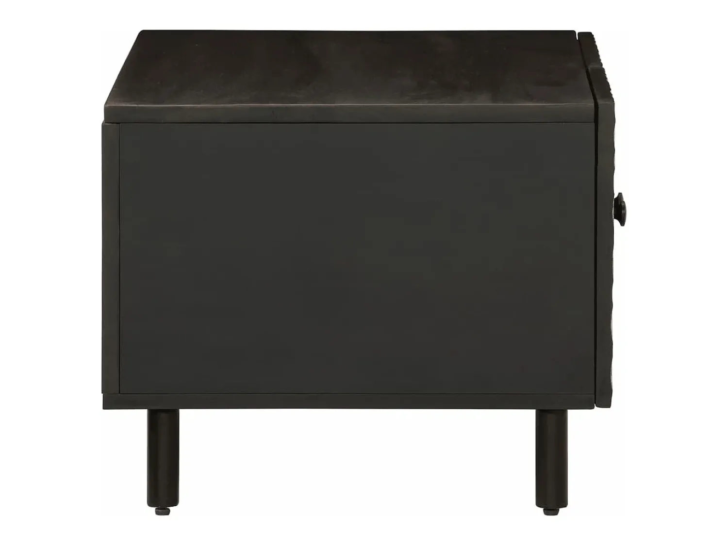 Mesa De Centro* Mesa de centro 80x50x40 cm madeira de mangueira maciça PT312017 Preto