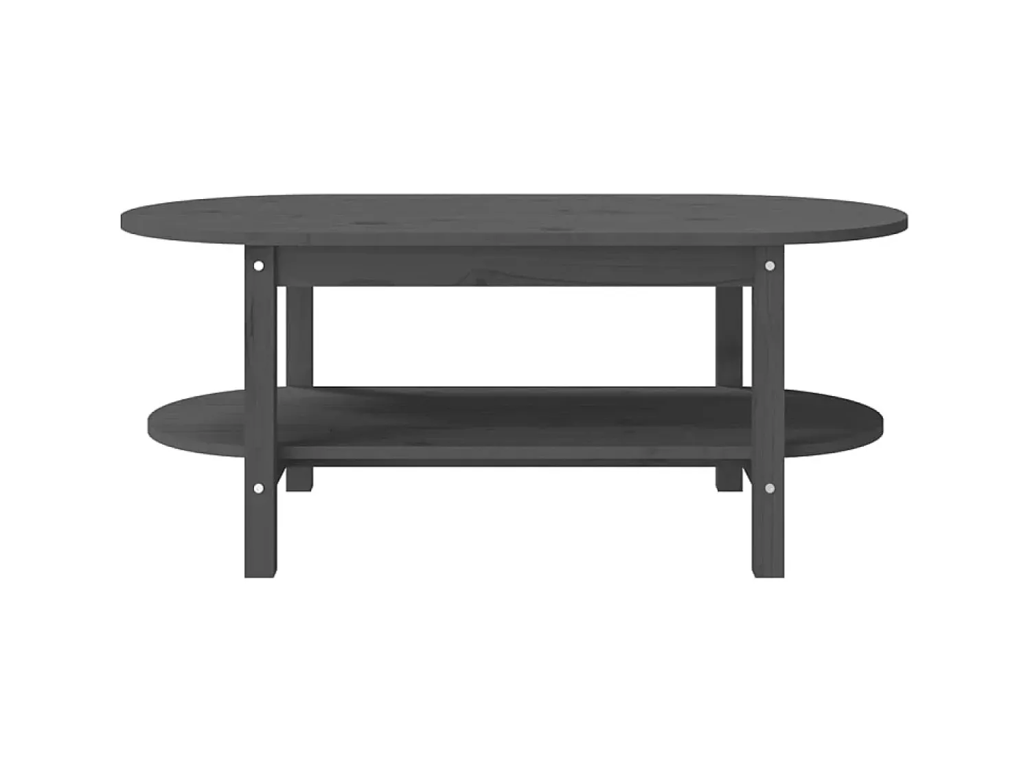 Sale Mesa de centro 110x55x45 cm madeira de pinho maciça PT644338 Cinzento