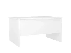 Mesa De Centro| Mesa de centro 80x50x42,5 cm madeira processada PT776813 Branco