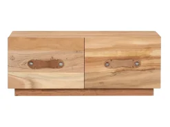 Mesa De Centro* Mesa de centro 90x50x35 cm madeira recuperada maciça PT671021 Castanho