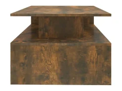 Mesa de centro 90x60x42,5 cm madeira processada carvalho fumado PT804393^ Mesa De Centro