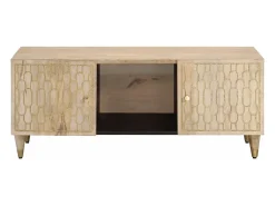 Discount Mesa de centro 100x54x40 cm madeira de mangueira maciça PT153379 Castanho