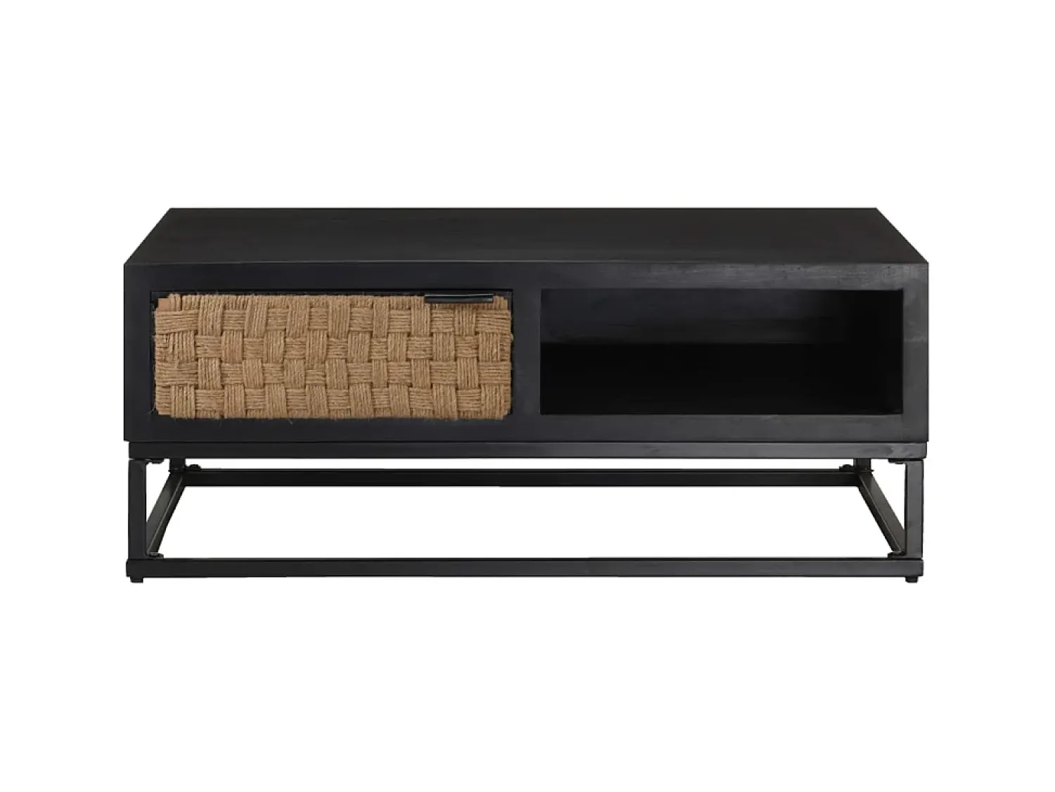 Mesa de centro 90x60x35 cm madeira de mangueira maciça PT124821^ Mesa De Centro
