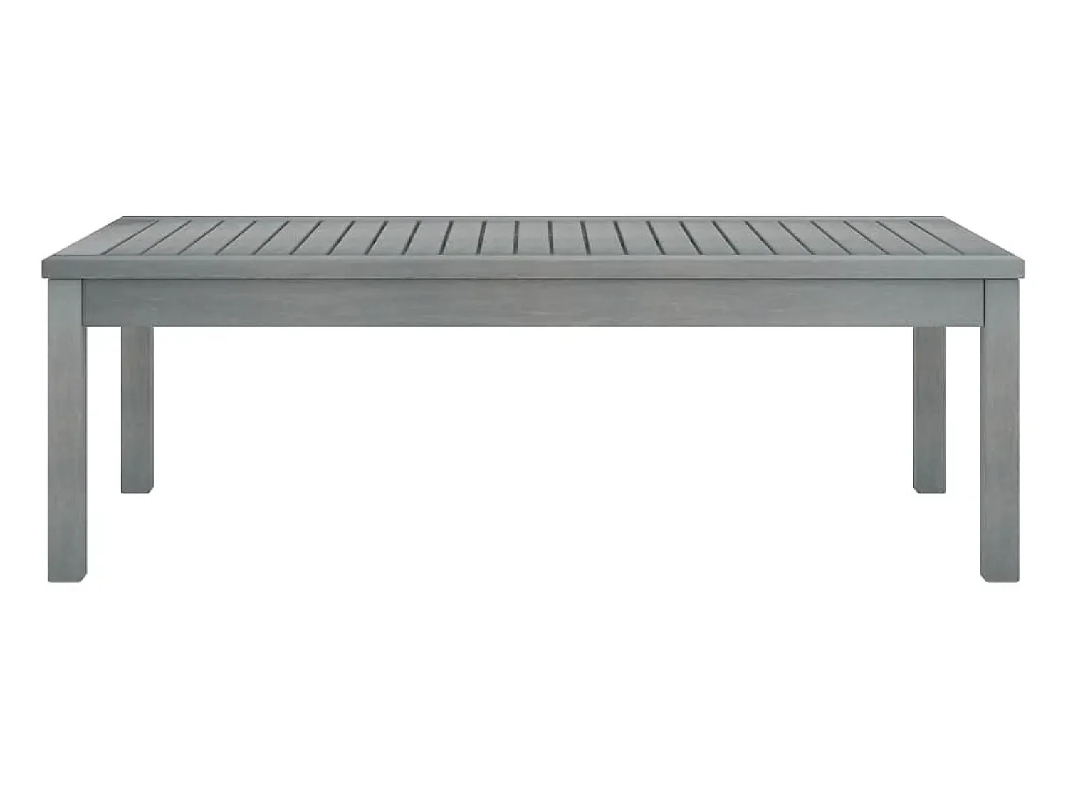 Mesa De Centro| Mesa de centro 100x50x33 cm madeira de acácia maciça PT125507 Cinzento