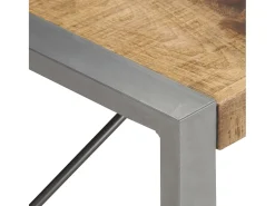 Mesa de centro 180x90x40 cm madeira de mangueira áspera PT790397^ Mesa De Centro