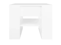 Mesa de centro 55,5x55x45 cm madeira processada PT613362 Branco