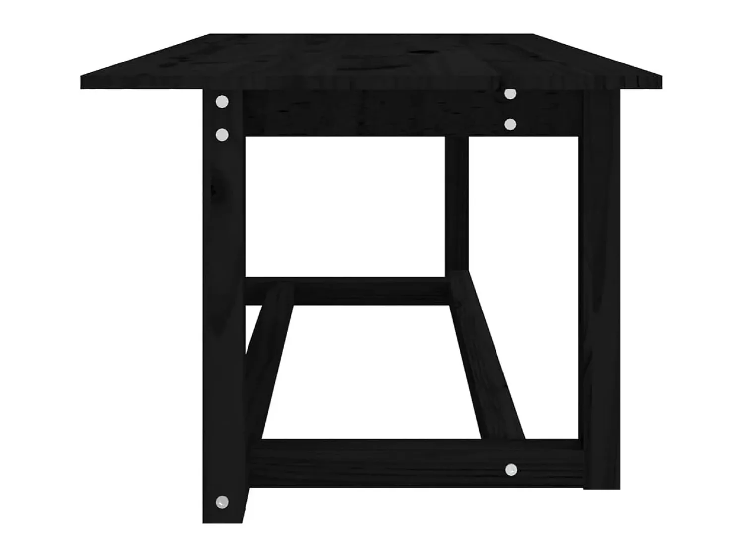 Mesa de centro 110x55x45 cm madeira de pinho maciça PT805938^ Mesa De Centro