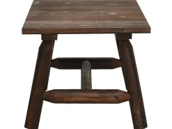 Mesa De Centro* Mesa de centro 90x50x41 cm madeira de abeto maciça PT863000 Castanho