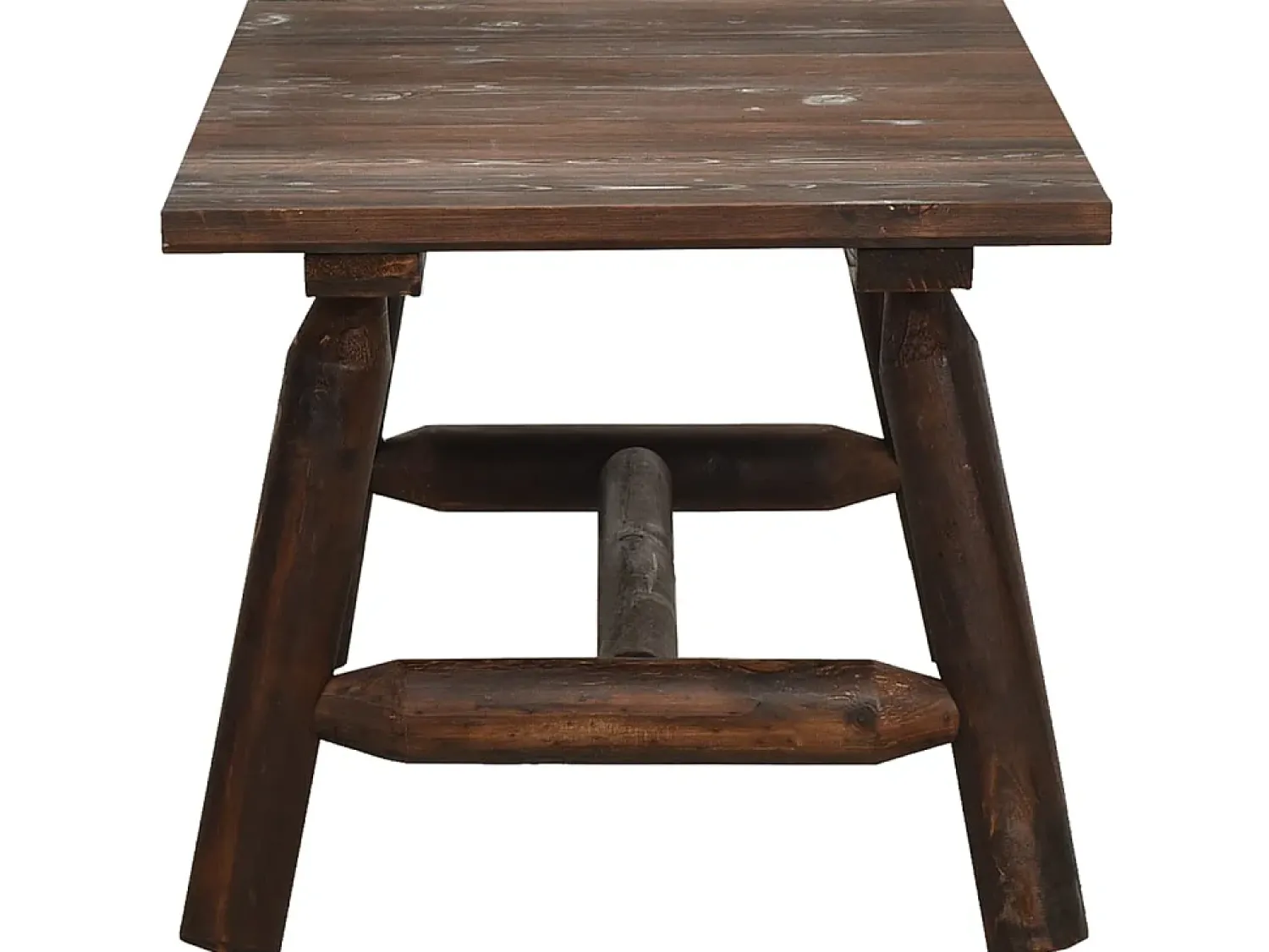 Mesa De Centro* Mesa de centro 90x50x41 cm madeira de abeto maciça PT863000 Castanho