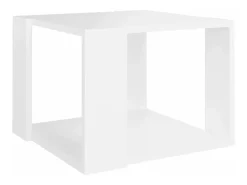 Mesa De Centro|vidaxl Mesa de centro 40x40x30 cm madeira processada Branco
