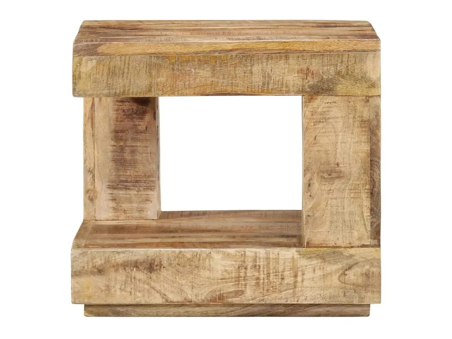 Mesa De Centro* Mesa de centro 45x45x40 cm madeira de mangueira maciça PT601090 Natural claro