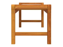 Mesa De Centro* Mesa de centro 100x50x50 cm madeira de acácia maciça PT904039 Castanho