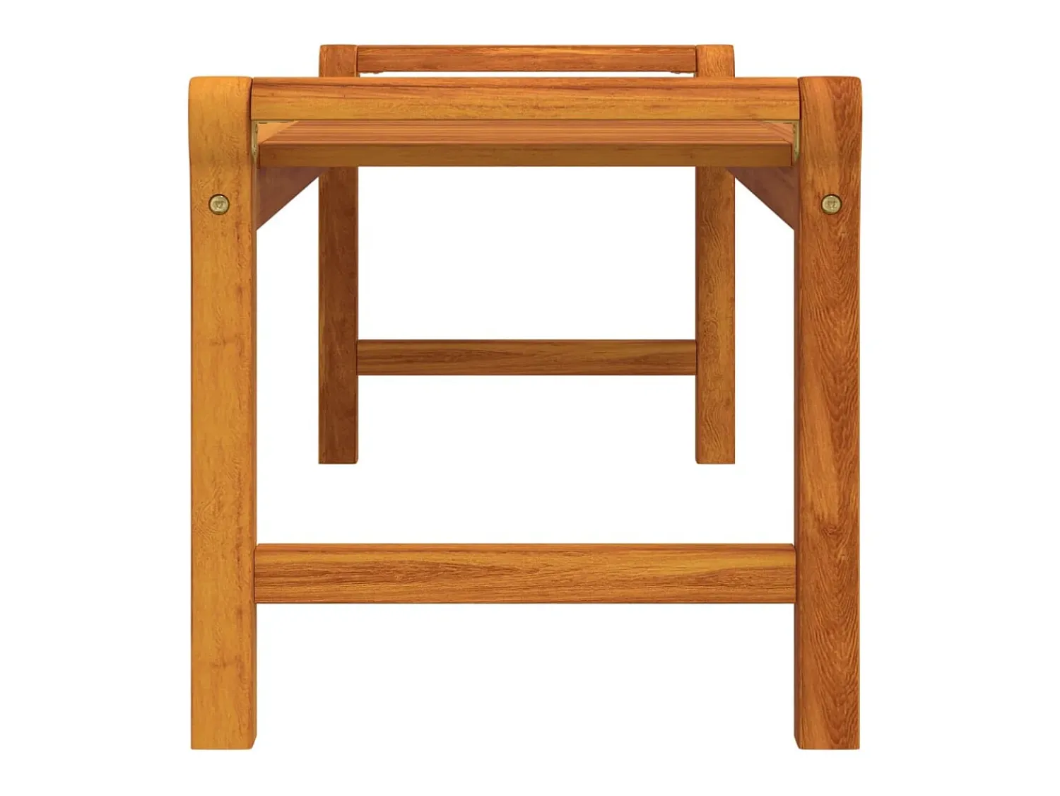 Mesa De Centro* Mesa de centro 100x50x50 cm madeira de acácia maciça PT904039 Castanho