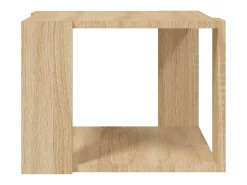 Mesa De Centro*vidaxl Mesa de centro 40x40x30 cm madeira processada carvalho sonoma Natural claro