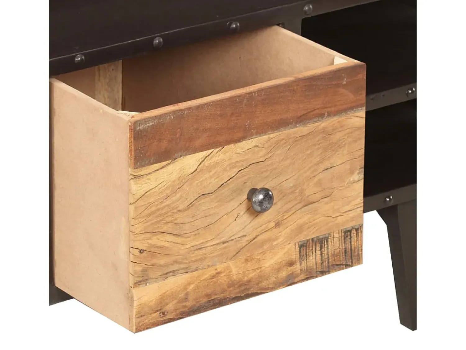 Mesa de centro 100x50x45 cm madeira recuperada maciça PT150490^ Mesa De Centro