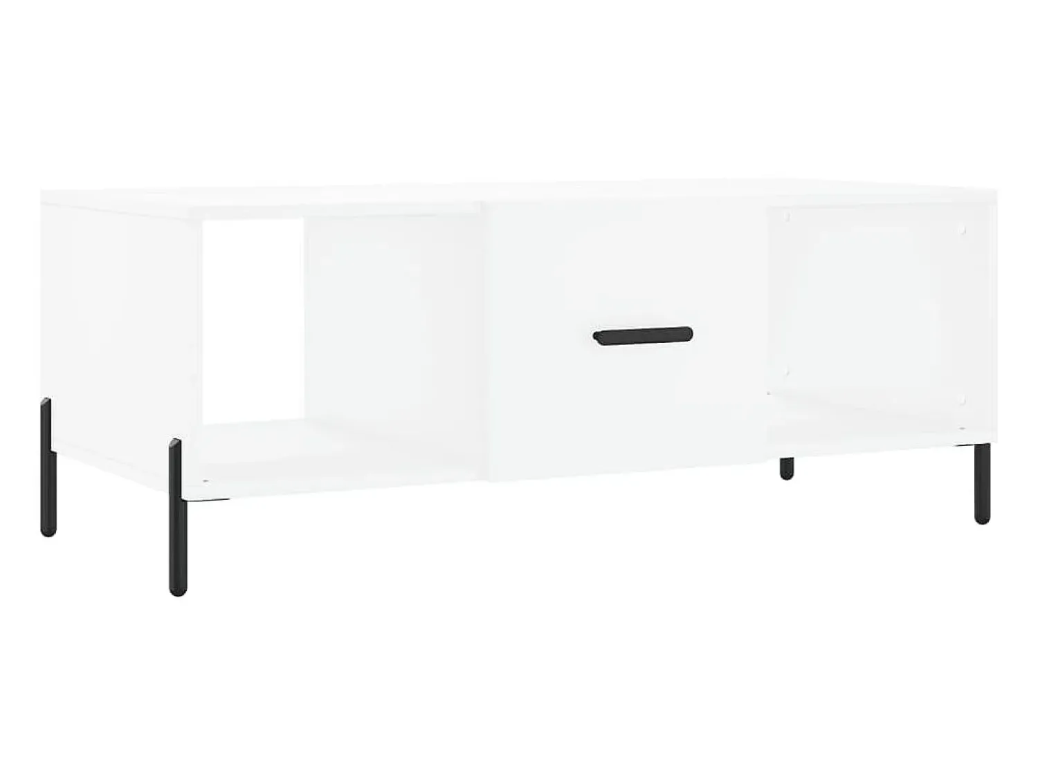 Mesa De Centro*vidaxl Mesa de centro 102x50x40 cm madeira processada Branco