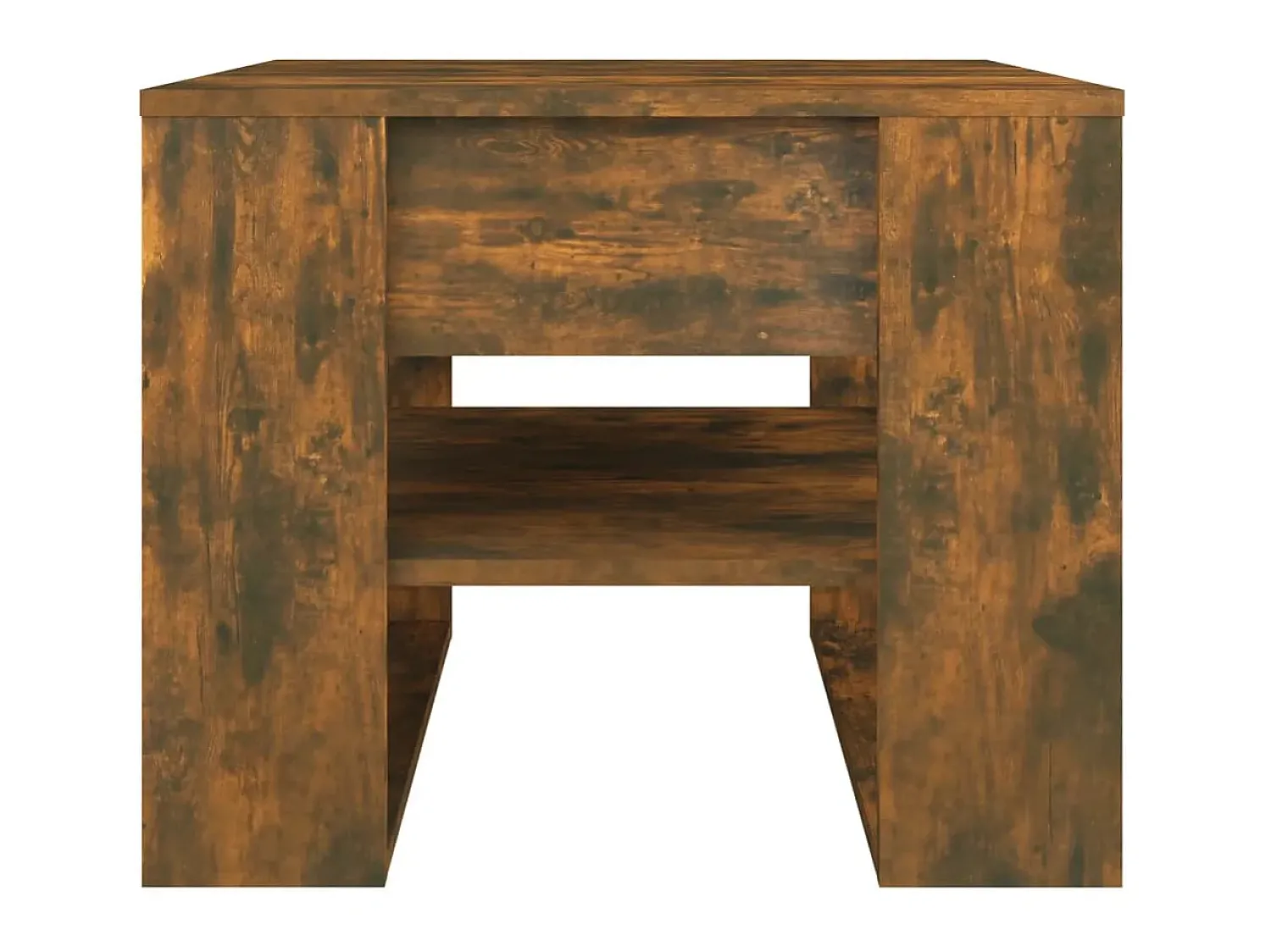 Mesa de centro 55,5x55x45 cm madeira processada carvalho fumado PT763950 Castanho