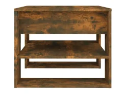 Mesa de centro 55,5x55x45 cm madeira processada carvalho fumado PT763950 Castanho
