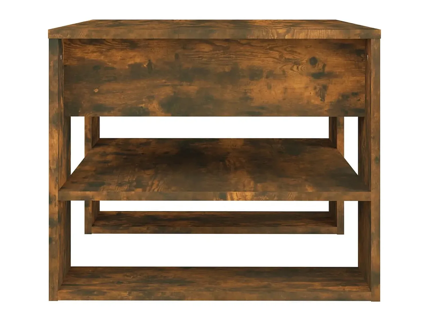 Mesa de centro 55,5x55x45 cm madeira processada carvalho fumado PT763950 Castanho