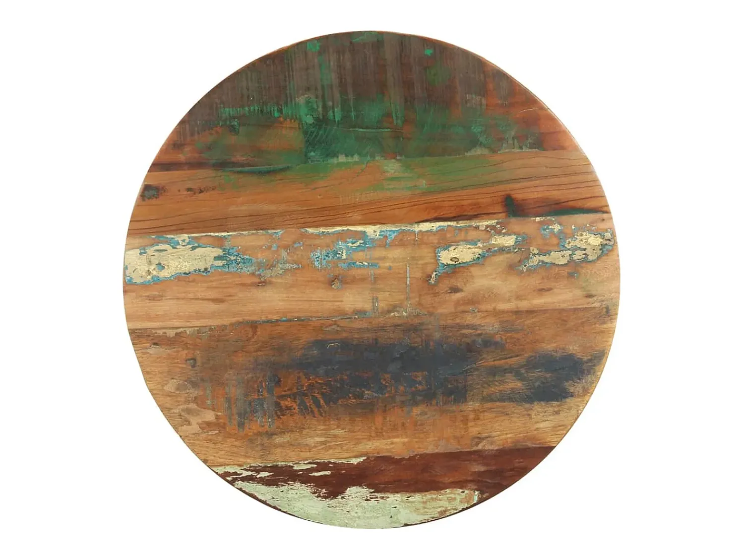 Mesa De Centro* Mesa de centro 48x48x56 cm madeira recuperada maciça PT405884 Castanho