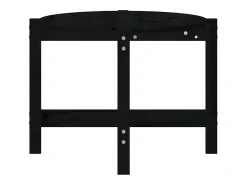 Mesa De Centro|vidaxl Mesa de centro 118x63x45 cm madeira de pinho maciça Preto