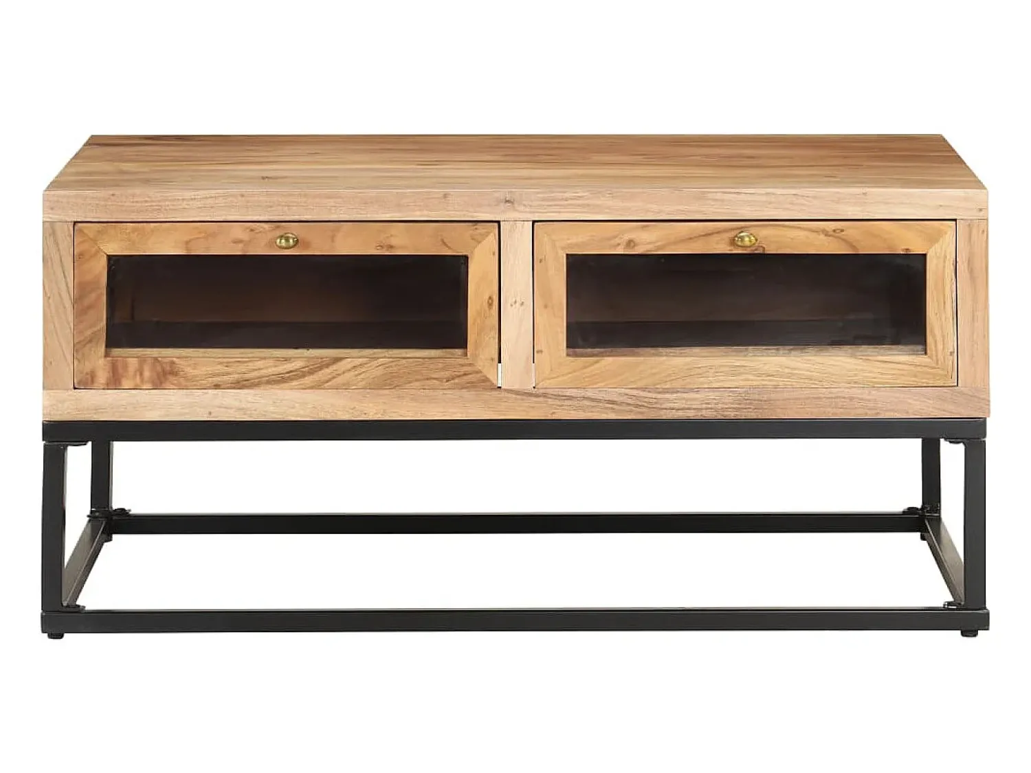 Mesa De Centro*vidaxl Mesa de centro 90x60x40 cm madeira de acácia maciça Natural claro