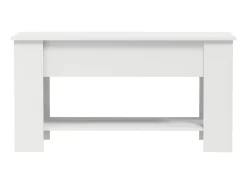 Hot Mesa de centro 101x49x52 cm madeira processada PT562399 Branco