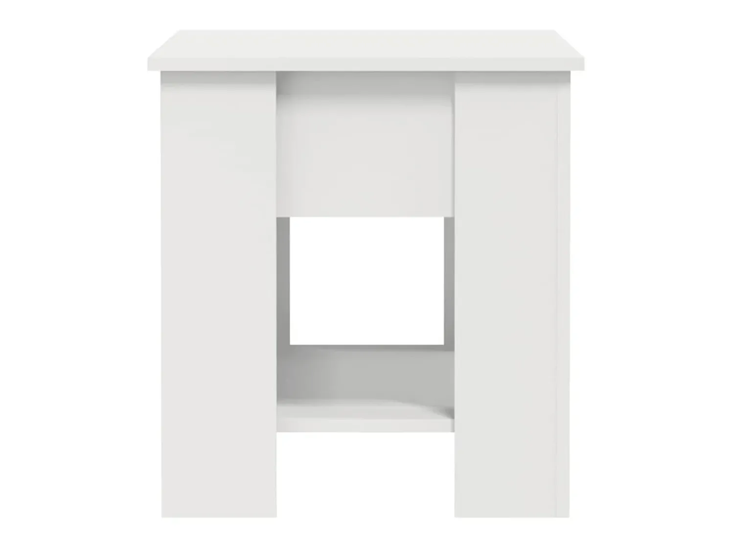 Hot Mesa de centro 101x49x52 cm madeira processada PT562399 Branco