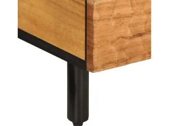 Mesa De Centro|vidaxl Mesa de centro 80x54x40 cm madeira de acácia maciça Natural claro