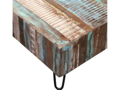 vidaxl Mesa de centro 100x50x38 cm madeira reciclada maciça^ Mesa De Centro