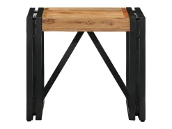Mesa De Centro*vidaxl Mesa de centro 40x40x35 cm madeira de acácia maciça Natural claro