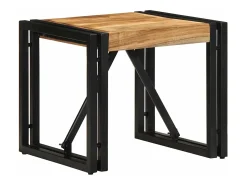 Mesa De Centro*vidaxl Mesa de centro 40x40x35 cm madeira de acácia maciça Natural claro