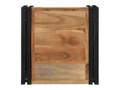 Mesa De Centro*vidaxl Mesa de centro 40x40x35 cm madeira de acácia maciça Natural claro