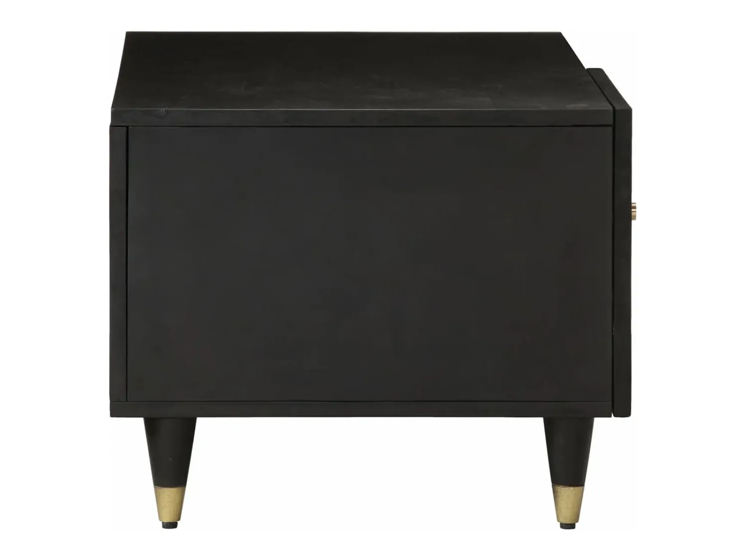 Mesa De Centro| Mesa de centro 80x50x40 cm madeira de mangueira maciça PT607951 Preto