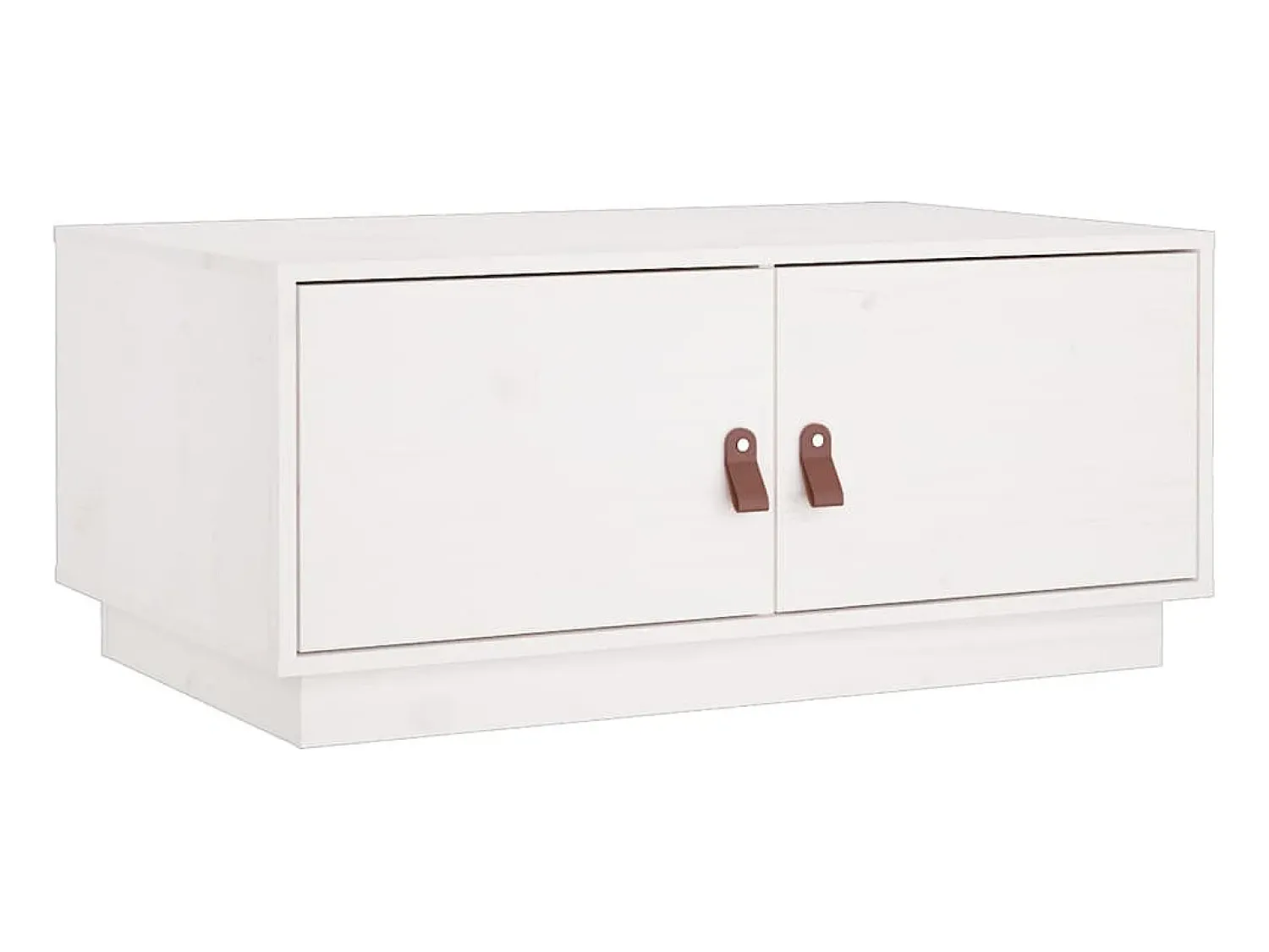 Mesa de centro 80x50x35 cm madeira de pinho maciça PT202998^ Mesa De Centro