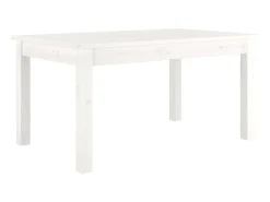 New vidaxl Mesa de centro 80x50x40 cm madeira de pinho maciça Branco