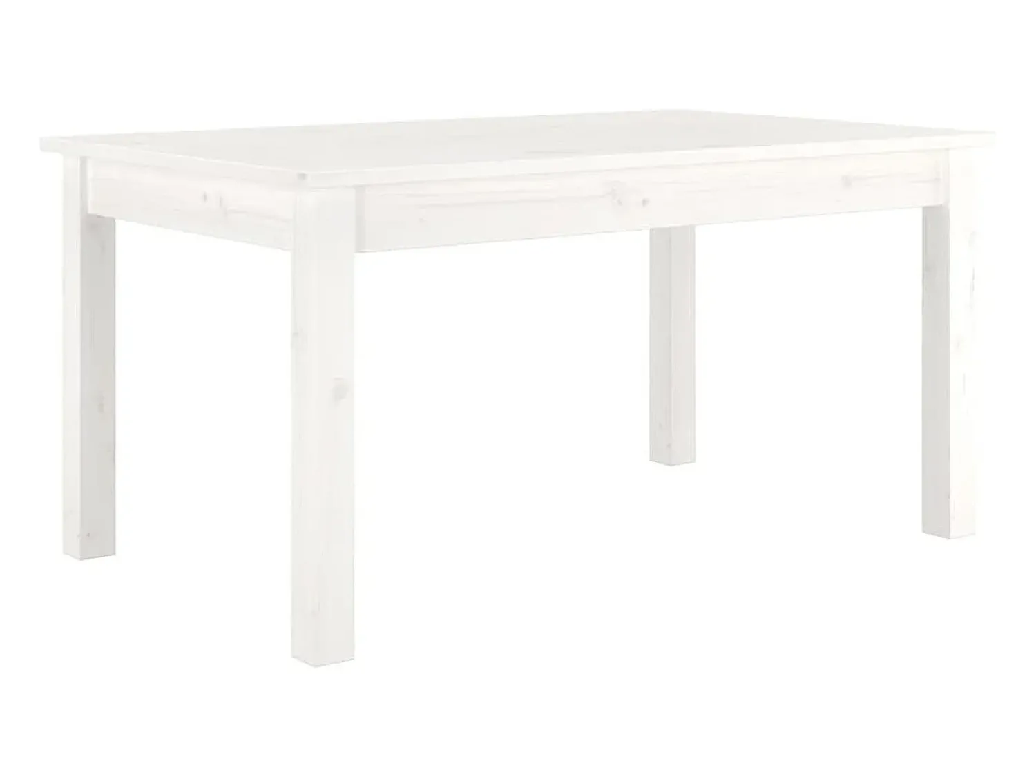 New vidaxl Mesa de centro 80x50x40 cm madeira de pinho maciça Branco