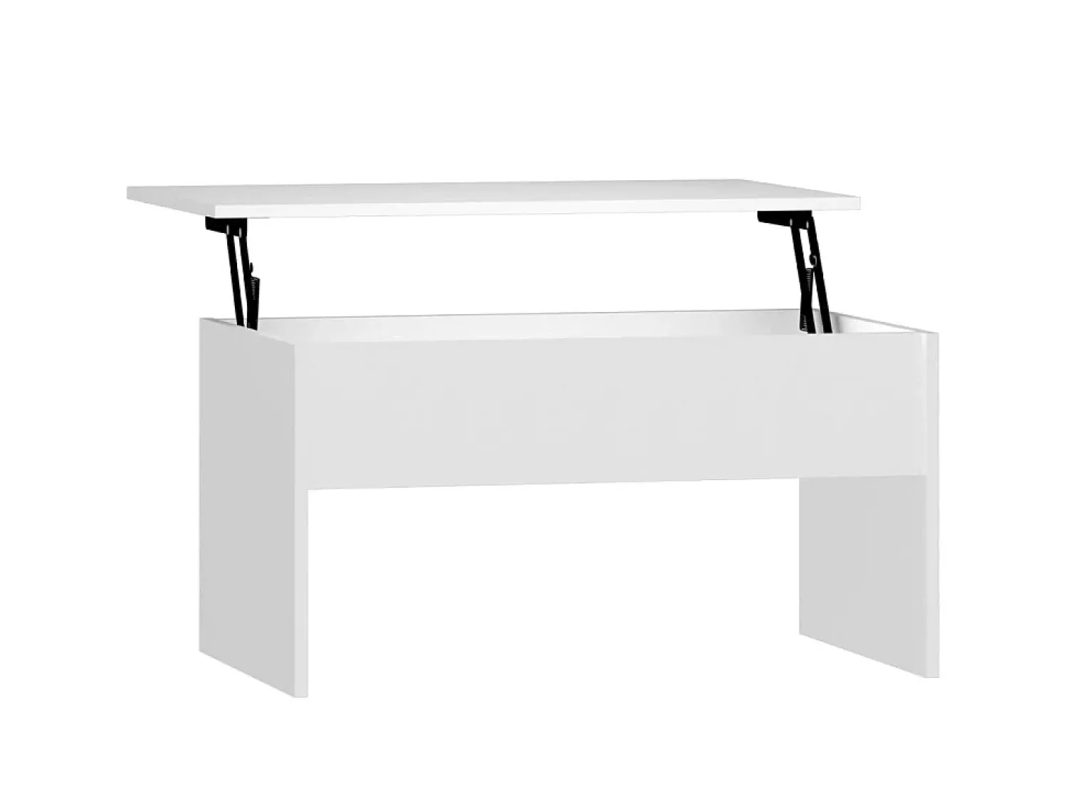 Mesa De Centro| Mesa de centro 80x50,5x41,5 cm madeira processada PT176135 Branco