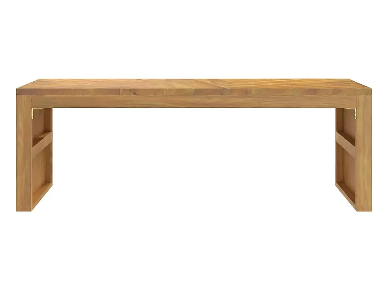 Mesa De Centro*vidaxl Mesa de centro 110x35x38 cm madeira maciça teca Natural claro