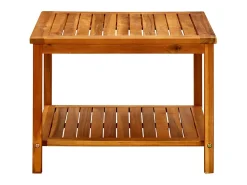 Mesa De Centro| Mesa de centro 60x60x45 cm madeira de acácia maciça PT414818 Castanho